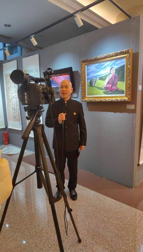“传承荣光·翰墨华夏”文化交流会暨将部文化工作委员会揭牌仪式——李治贵受邀参加