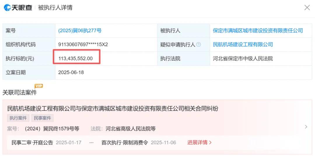 保定满城城建或陷信用危机:票据逾期8100万 被执行超1亿元(图4)