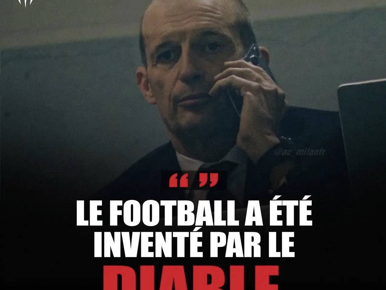 意甲：阿莱格里已经证实，米兰与都灵之战自己并没有在比赛中打电话给兰杜奇