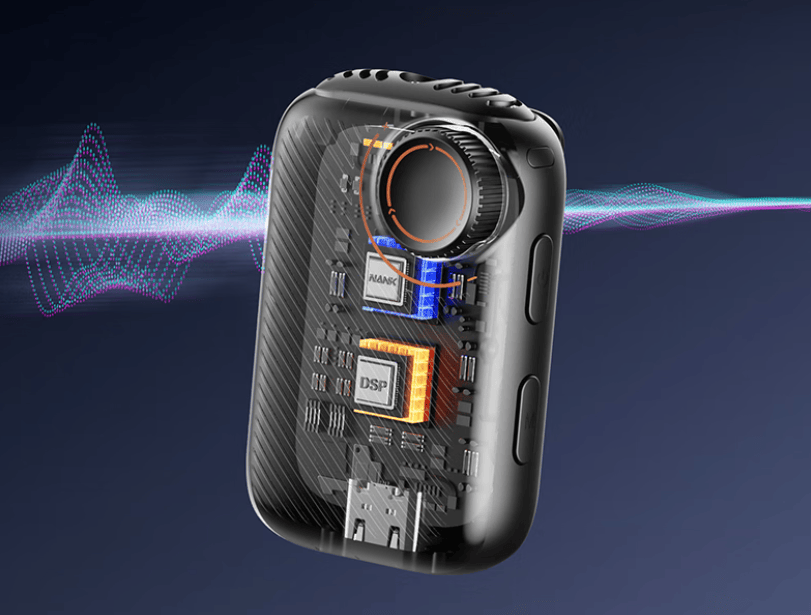 AI降噪+触控屏加持,全场景收音神器:南卡QMic无线领夹麦克风