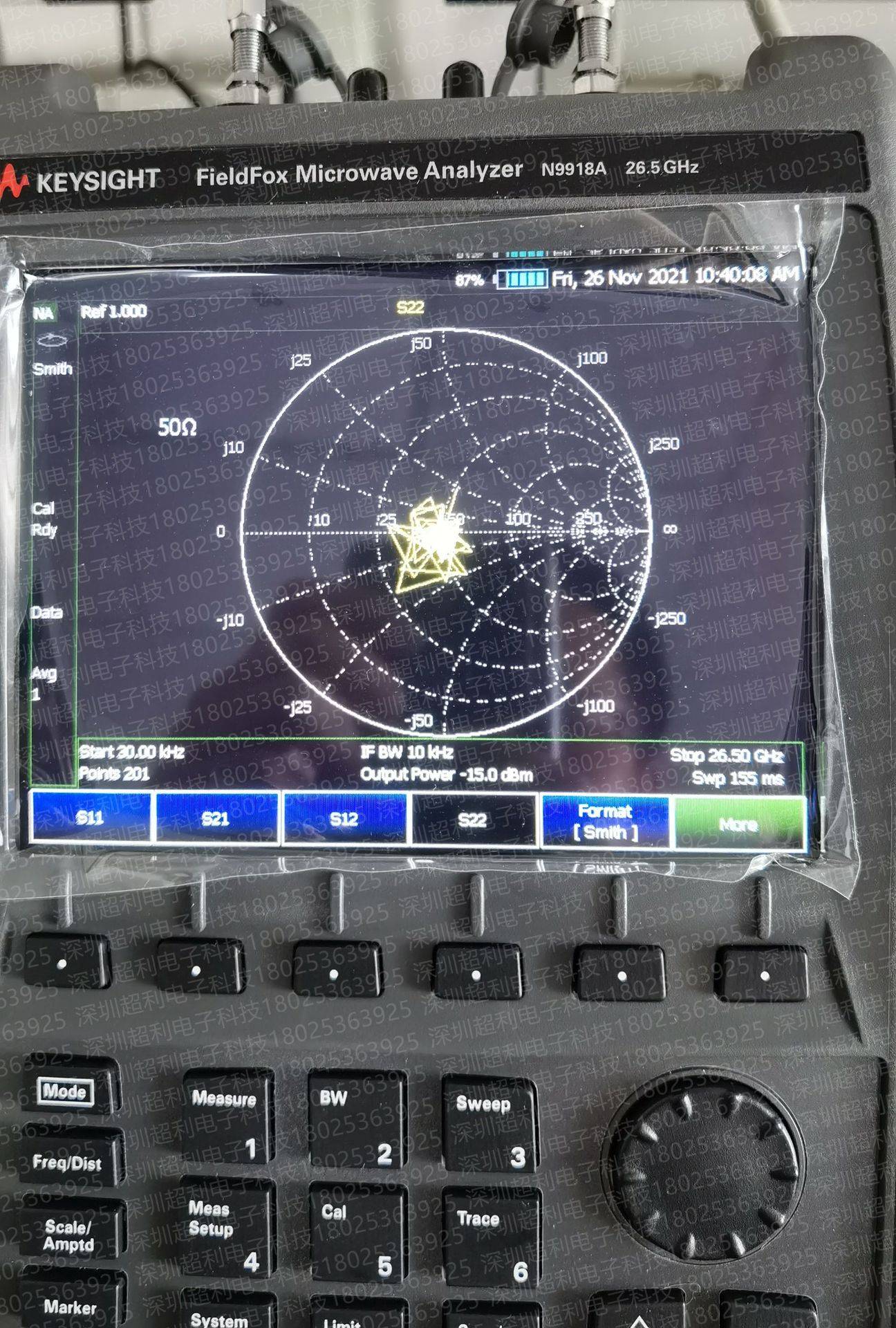 keysight n9960a n9961a便携式频谱分析仪