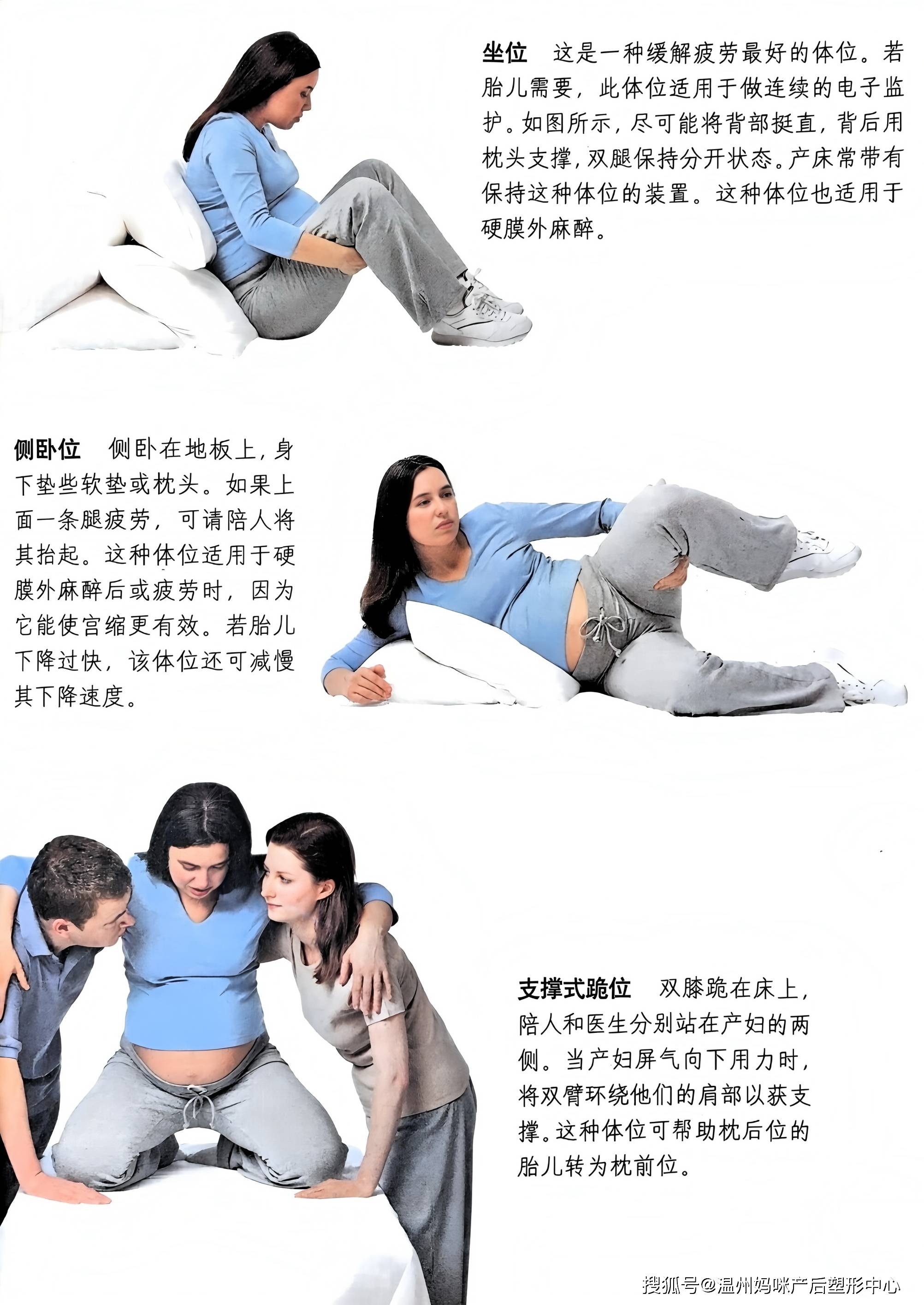 宝妈课堂第一课生孩子时分娩姿势分享