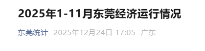 东莞市统计局：全市前11月经济运行延续总体平稳发展态势(图2)