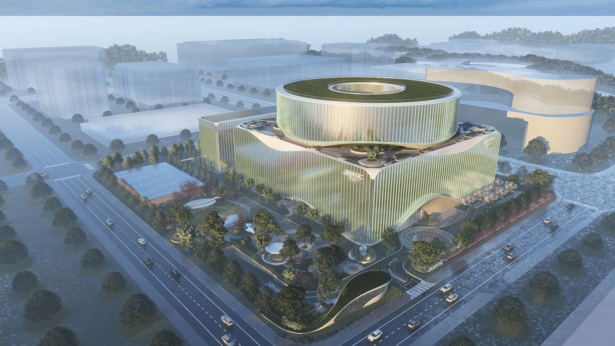 天圆地方”这个酷似墨水瓶的建筑火了！原来是上海临港艾为电子车规级测试中心_搜狐网