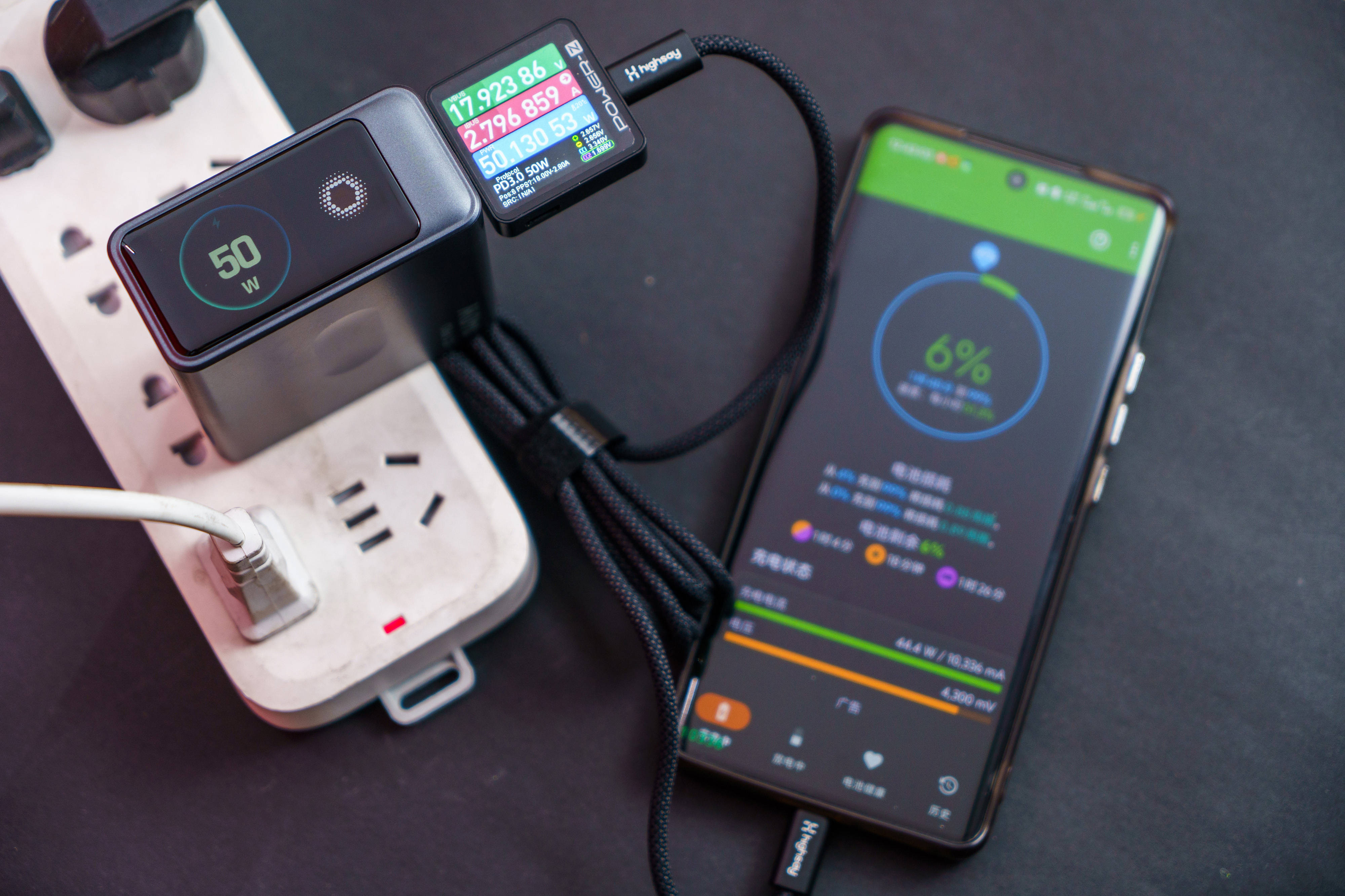 新品牌出的屏显氮化镓多口充电器值得买吗?海赛力C1 Pro体验分享