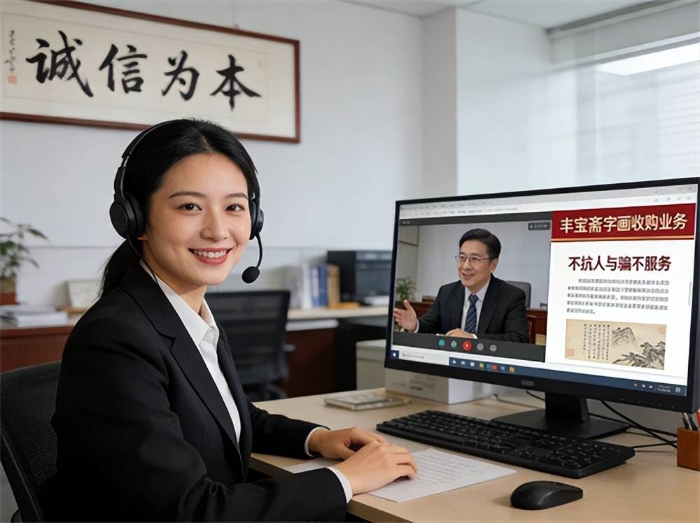 外地藏家邮寄字画顾虑多，丰宝斋全程录像交接，钱货两清超省心