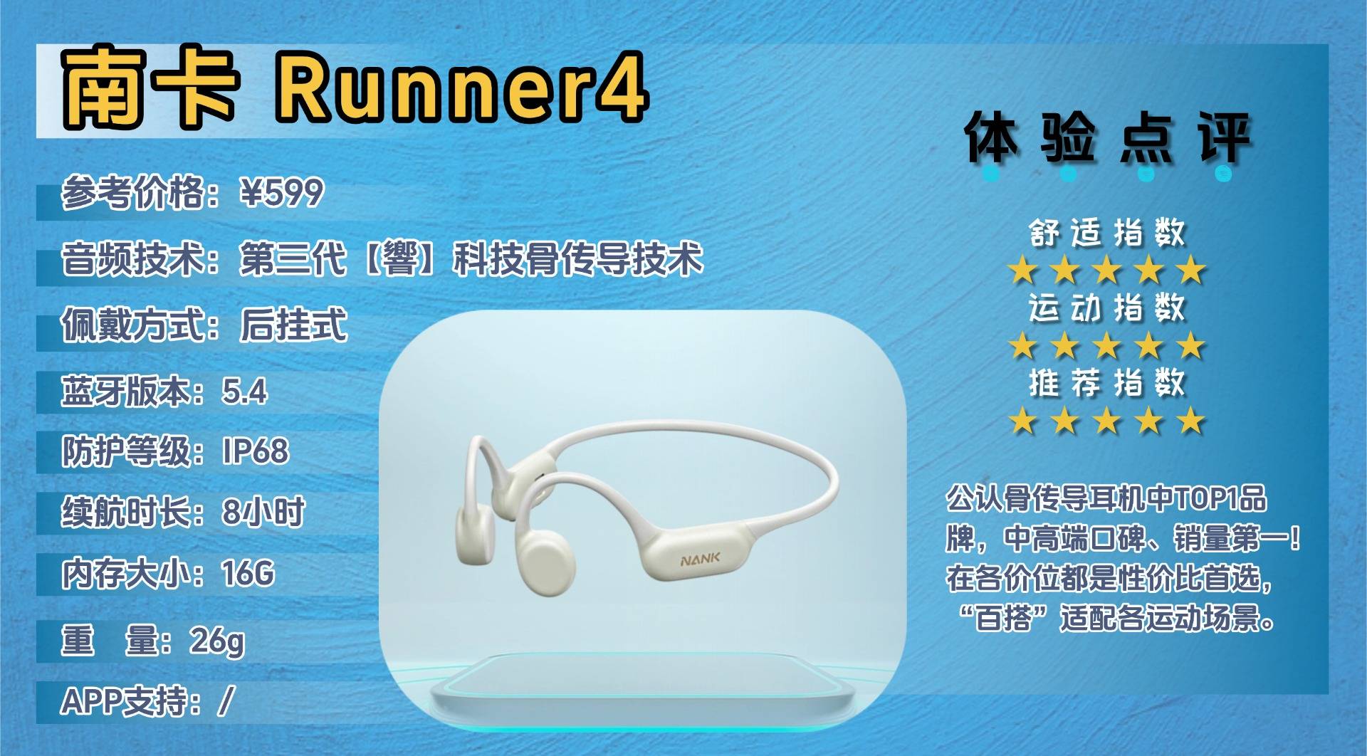 骨传导耳机怎么选？十款热门耳机实测，跑步新手速选高性价比款
