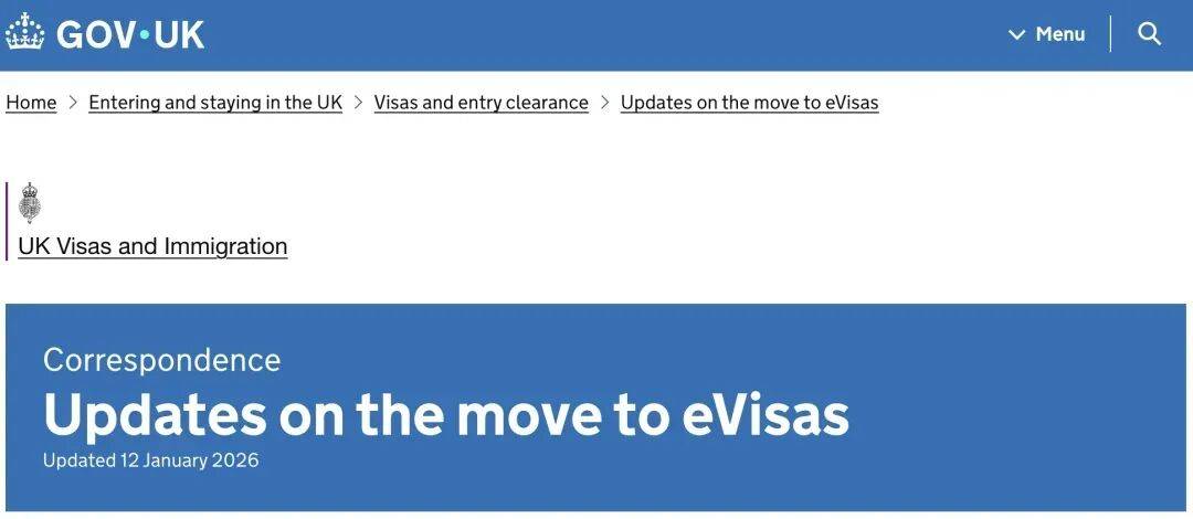 再见签证贴纸！英国进入 eVisa 时代-华闻时空