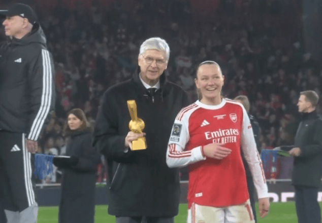 OD：传奇回归酋长，温格颁奖女足