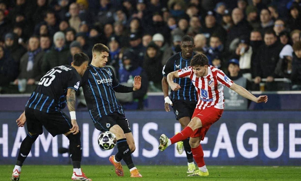 欧冠附加赛3-3!马竞两球领先守不住,终场前被绝平,错失晋级主动权