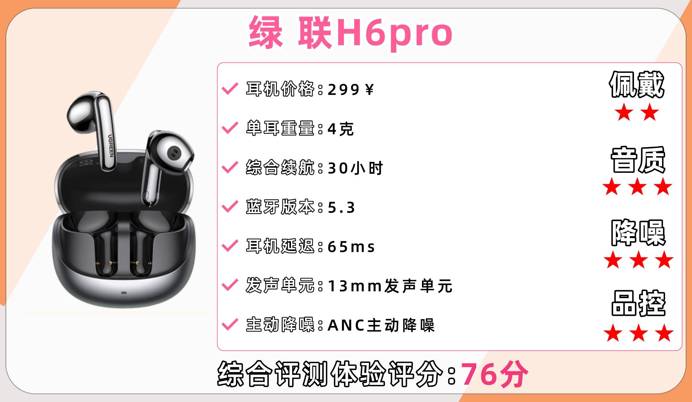 半入耳式蓝牙耳机哪个牌子好？2026十大最佳半入耳式耳机推荐