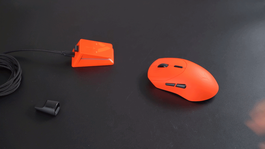 这个鼠标的颜色也太帅了吧!雷柏VT二代VT9焰影橙配色版体验分享