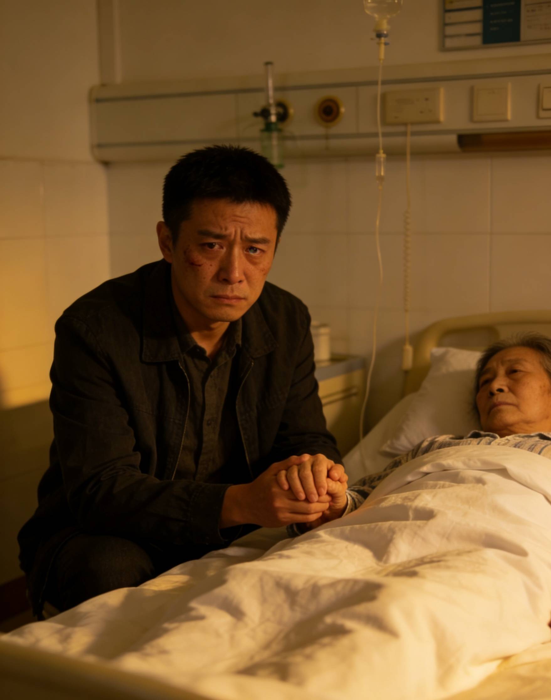 曾经在电视屏幕上西装笔挺字正腔圆几乎与春晚舞台融为一体的男人