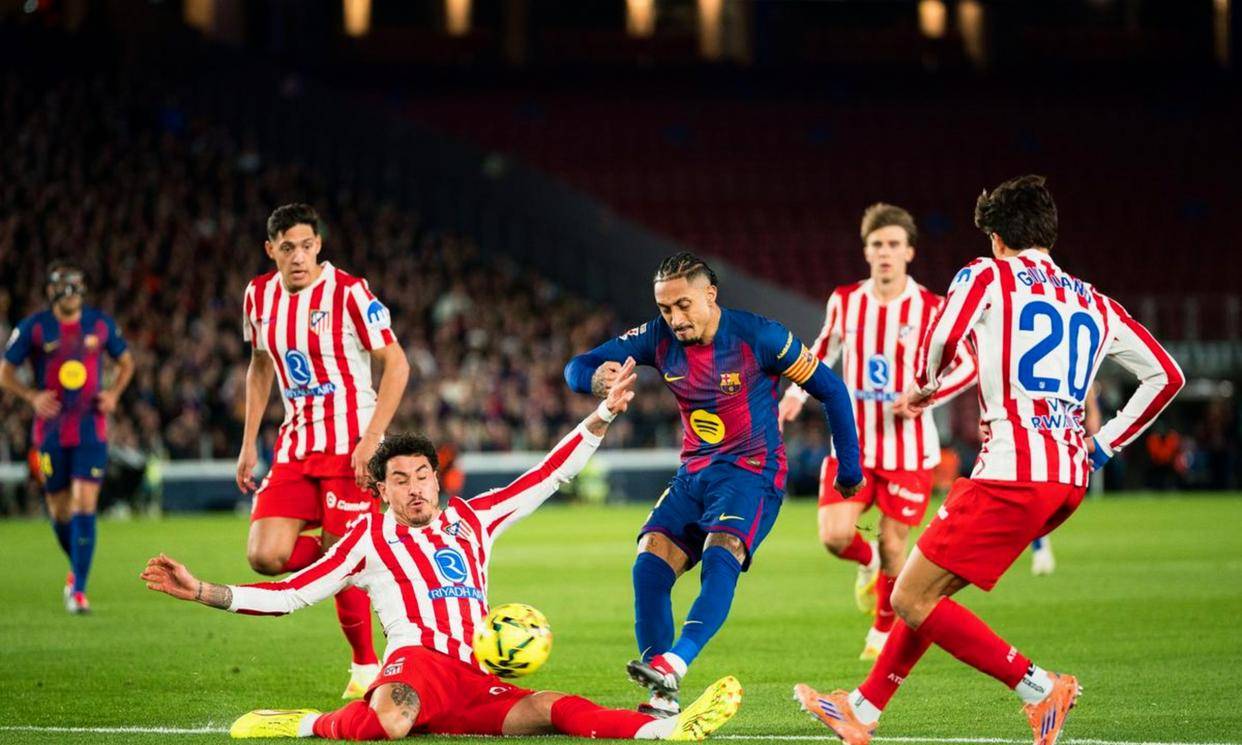 马竞联赛已无望争冠，重心早转欧冠；巴萨只拼联赛，输赢全靠自己