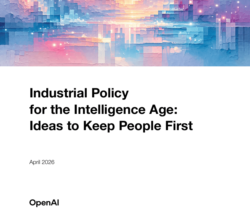 OpenAI智能时代新政:4天工作制、全民基本盘和模型遏制