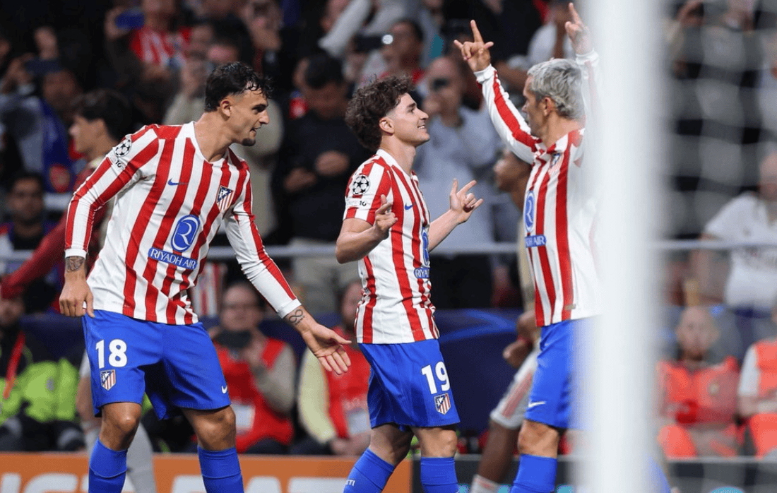 欧冠神剧情：两粒点球，格列兹曼中框，马竞惊险战平阿森纳