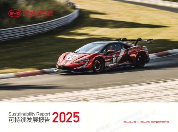 发布ESG报告、参与制定全球汽车标准, 比亚迪锚定200年后的绿色承诺