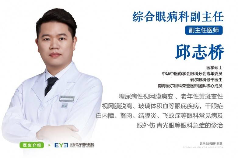 精准分型治干眼 精雕细琢疗眼底——南海爱尔眼科邱志桥的特色眼科诊疗之路(图1) 精准分型治干眼 精雕细琢疗眼底——南海爱尔眼科邱志桥的特色眼科诊疗之路(图1)