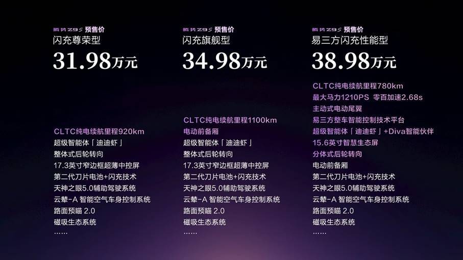 百万超跑技术同源，腾势Z9S正式开启预售