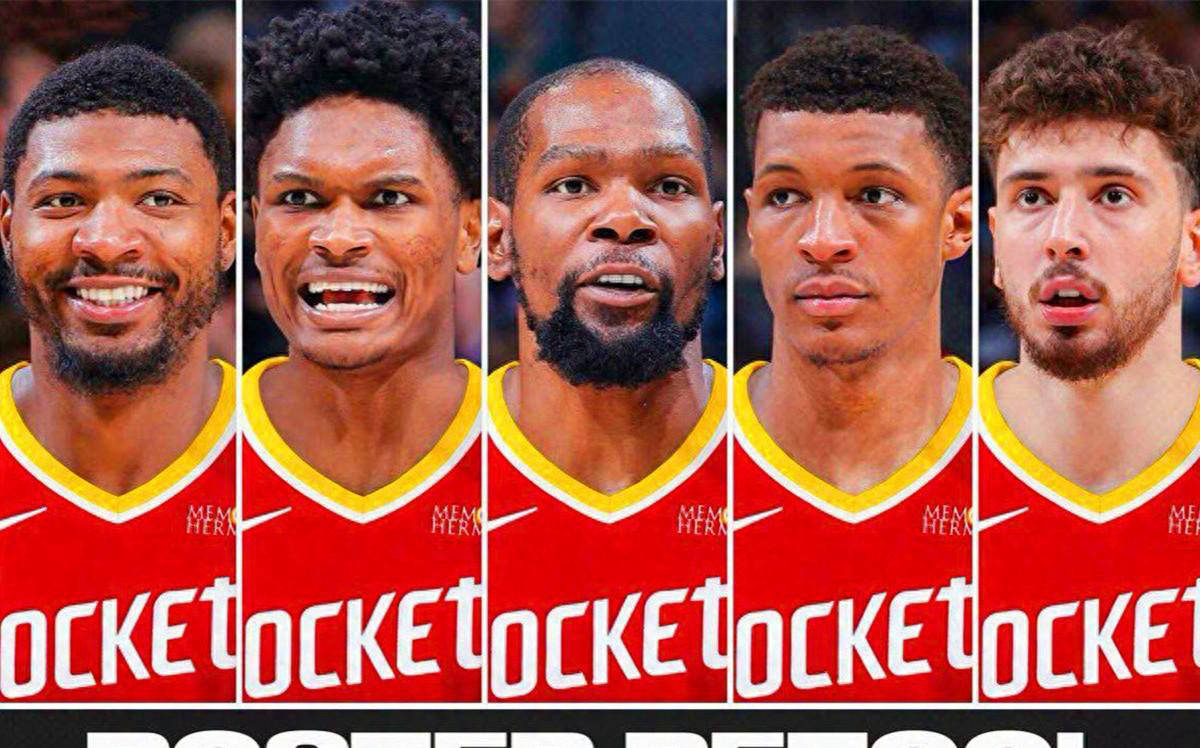 美媒最新评选NBA新赛季争冠梯队：火箭跃升至第二档，勇士排名下滑至第四