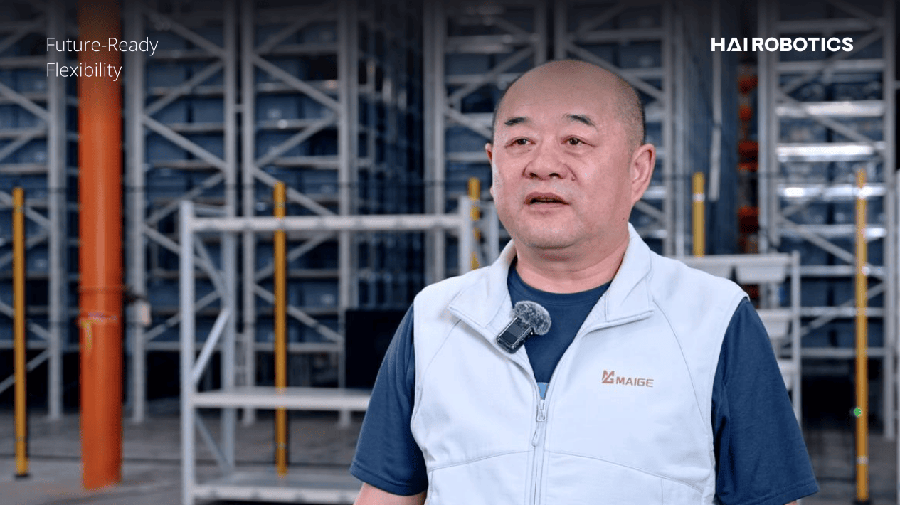 麦歌美国仓引入海柔创新双深位货架攀爬系统，库容效率和稳定性表现卓越(图1)