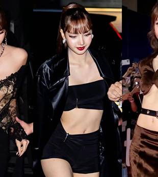 Lisa好身材“闪耀国际舞台”！腰臀比堪比超模