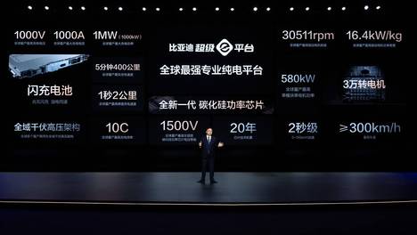 比亚迪发布超级e平台 树立纯电时代技术新标杆