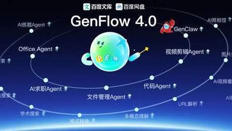 百度通用智能体GenFlow4.0月活用户超1亿，升级Office Agent成最强「办公专家」