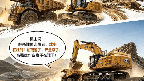 卡特彼勒：翻新前vs翻新后？