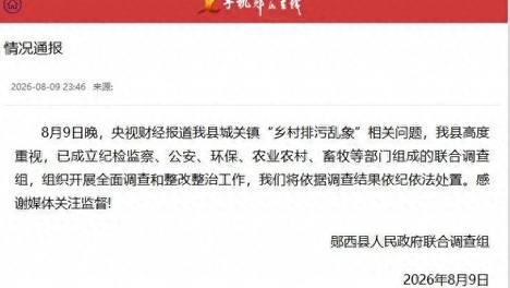 粪污覆盖良田，湖北郧西成立联合调查