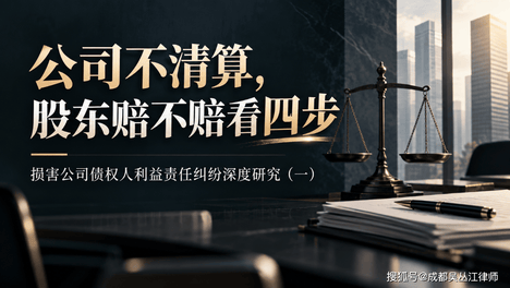 公司不清算，股东赔不赔看四步丨损害公司债权人利益责任纠纷深度研究（一）