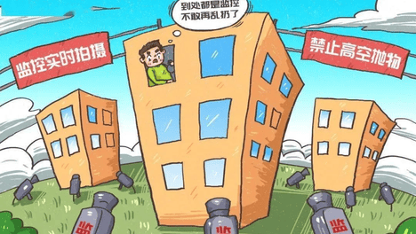关于严禁高空抛物的温馨提示！