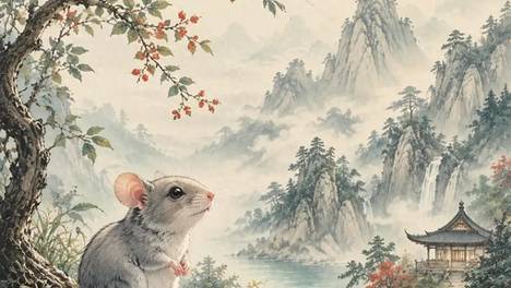 1972年桑柘木鼠：九月菊霜满篱，一念归根，终得满目苍翠