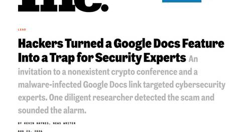 针对网络安全从业者的 Google Docs 钓鱼攻击研究——以 Black Hat 与 Def Con 期间定向欺诈事件为例