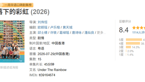 好久没看到这么有人情味的港剧了！