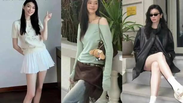 “豪门媳妇”奚梦瑶时尚度越来越高，初秋3套穿搭可盐可甜