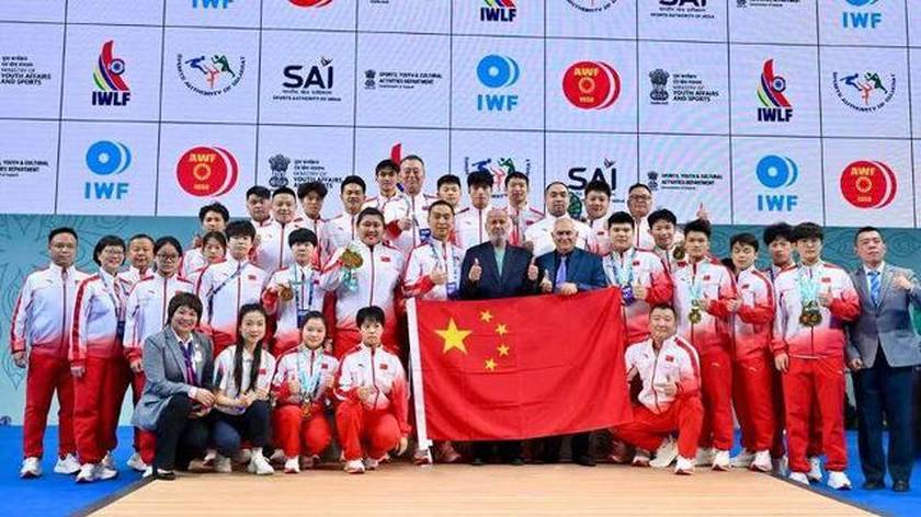 21金12银8铜！举重亚锦赛中国队金牌榜、奖牌榜第一