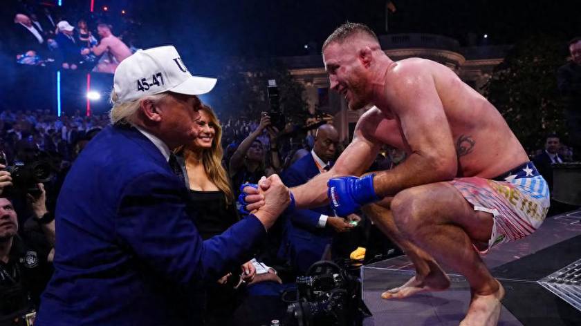 白宫草坪打擂、特工拜师：UFC凭什么成特朗普“私人军团”？