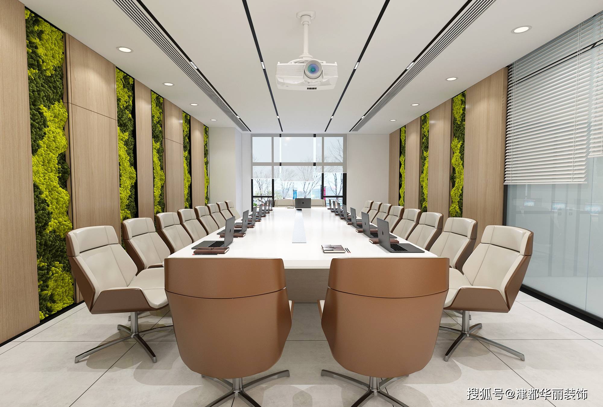 银川装修公司|津都华丽|银川蔚建办公室装修设计方案鉴赏_风格_空间