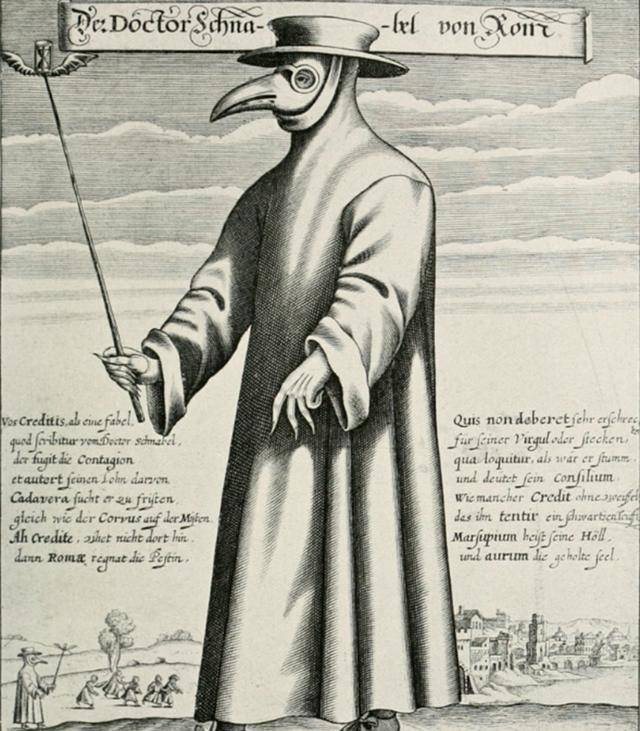 因黑死病而诞生的瘟疫医生,就算到了今天也能让人感到压迫_患者_欧洲
