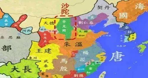 唐末,883年因鎮壓黃巢起義有功,加封為晉王.