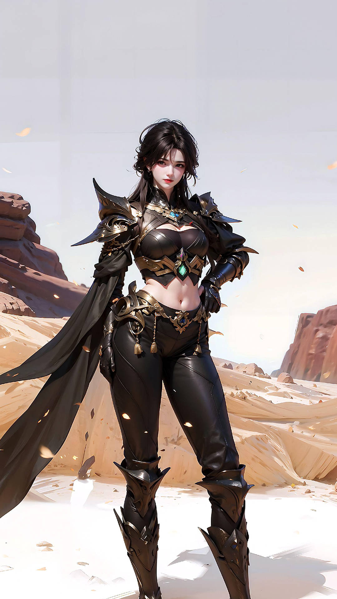 动漫女神|《逆水寒》女铁衣ai手机壁纸:铁衣流派首位女性弟子