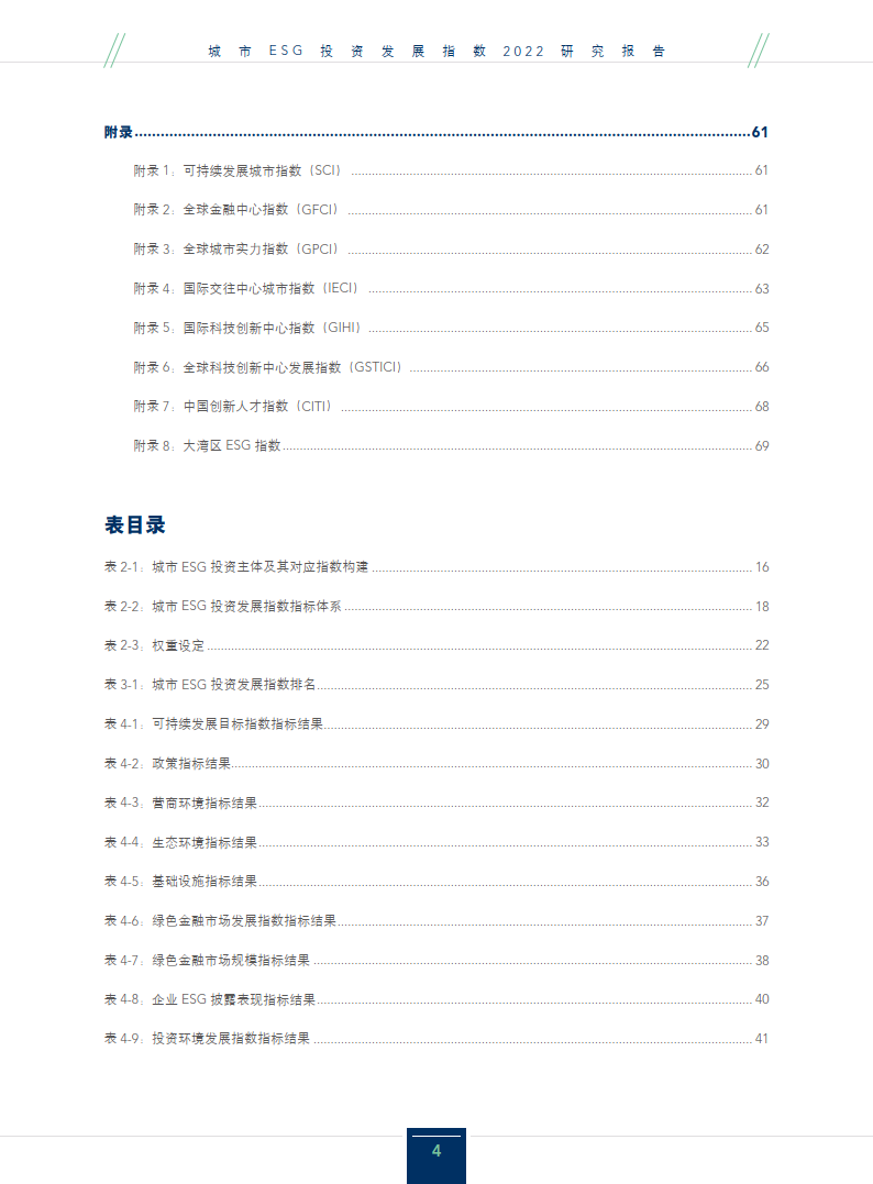 中央财经大学：城市ESG投资发展指数2022研究报告