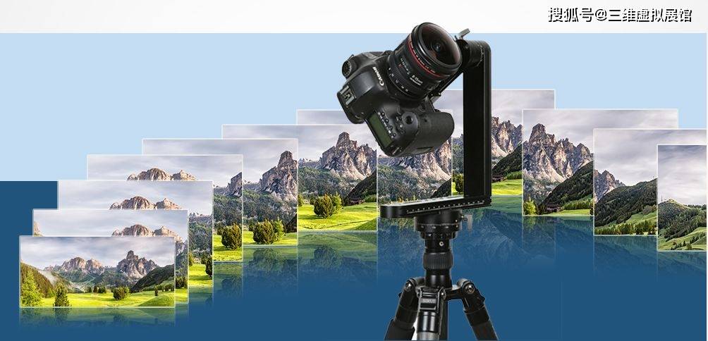 各个角度全方位拍摄,在经过后期制作合成,就可以得到一个vr全景展示
