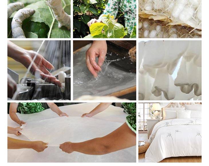 蚕丝被以其独特的制作工艺和优良的品质,深受国内外消费者的喜爱.