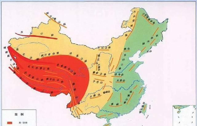 再从大的地理环境来看,中国西北部以及西南部地势陡峭,喜马拉雅山脉