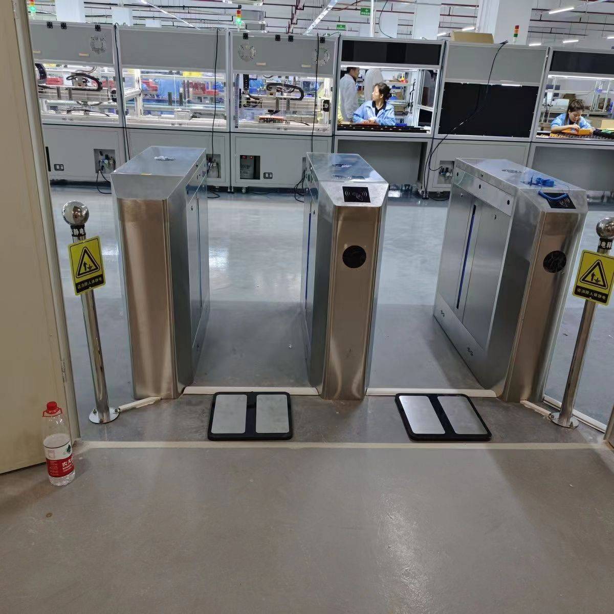 健身房消费人行通道闸机刷脸扫码入场记时记次扣费双通道翼闸