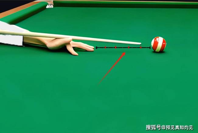 台球出杆过程加速会感觉球重,减速会感觉球轻,不要改变出杆速度_控制