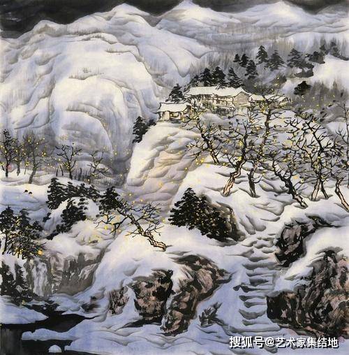 著名画家赵春秋百幅雪景山水画的魅力解读