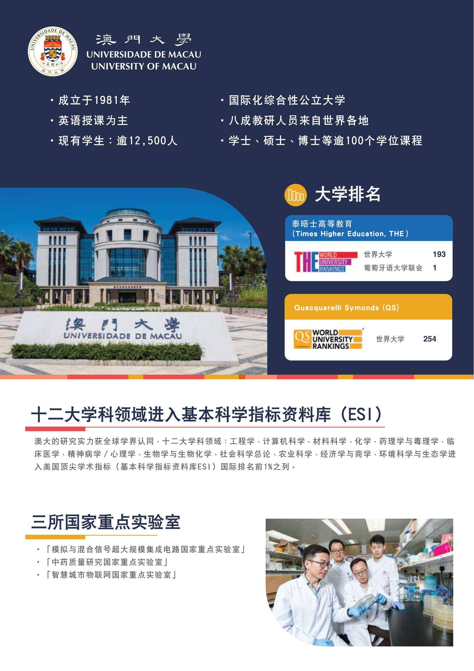 英语110 2023年qs世界大学排名305,西交大排名30273澳门大学本科